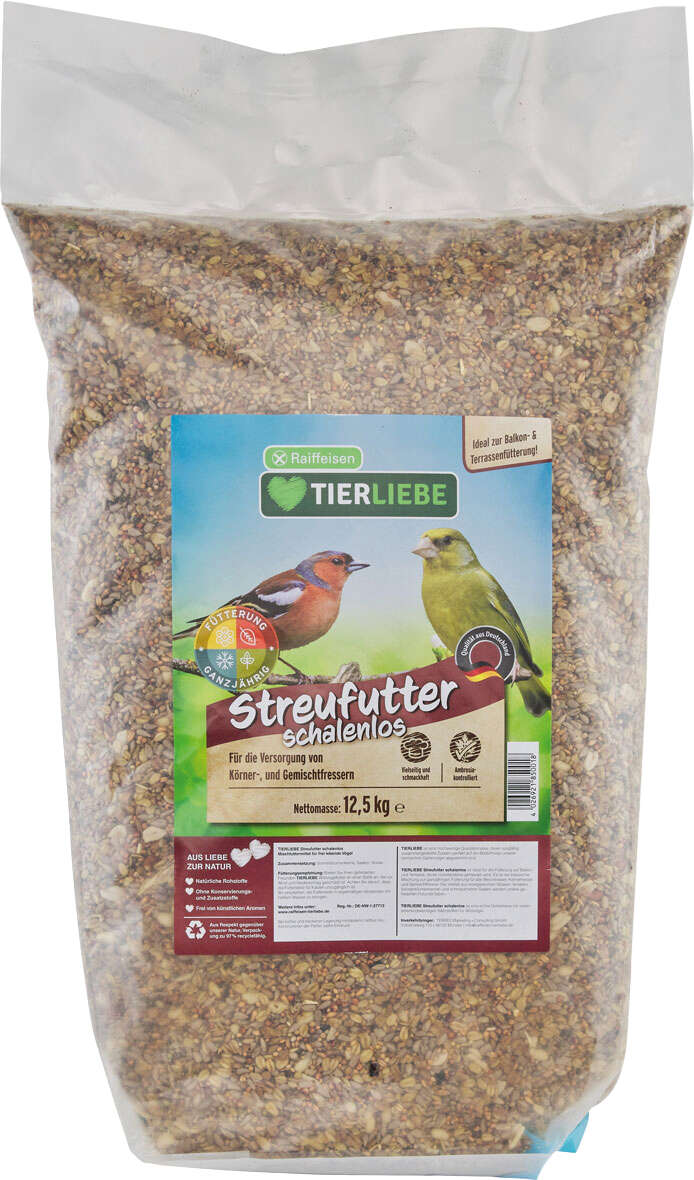 TIERLIEBE Streufutter schalenlos